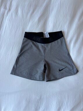 Nike Pro Grey Athletic Compression Shorts XS
